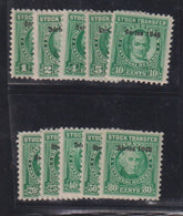 US Revenues #RD261-70 Mint\LH/NH F - VF